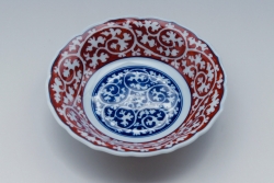 錦朱唐草5寸皿 - 【公式】田代陶器店 TASHIRO TOUKITEN オンラインショップ